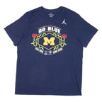 NIKE Mens T-Shirt Blue USA L