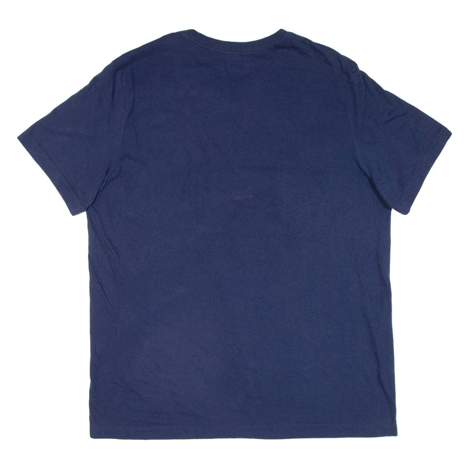 NIKE Mens T-Shirt Blue USA L