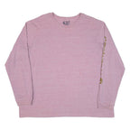 CARHARTT Loose Fit Womens T-Shirt Pink Long Sleeve 2XL
