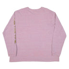 CARHARTT Loose Fit Womens T-Shirt Pink Long Sleeve 2XL