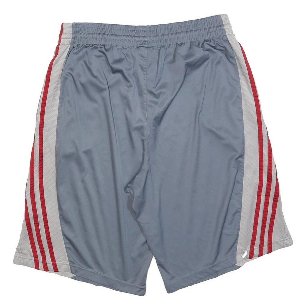 ADIDAS Mens Shorts Blue & White Casual Sports L W34 Athletic Gymwear