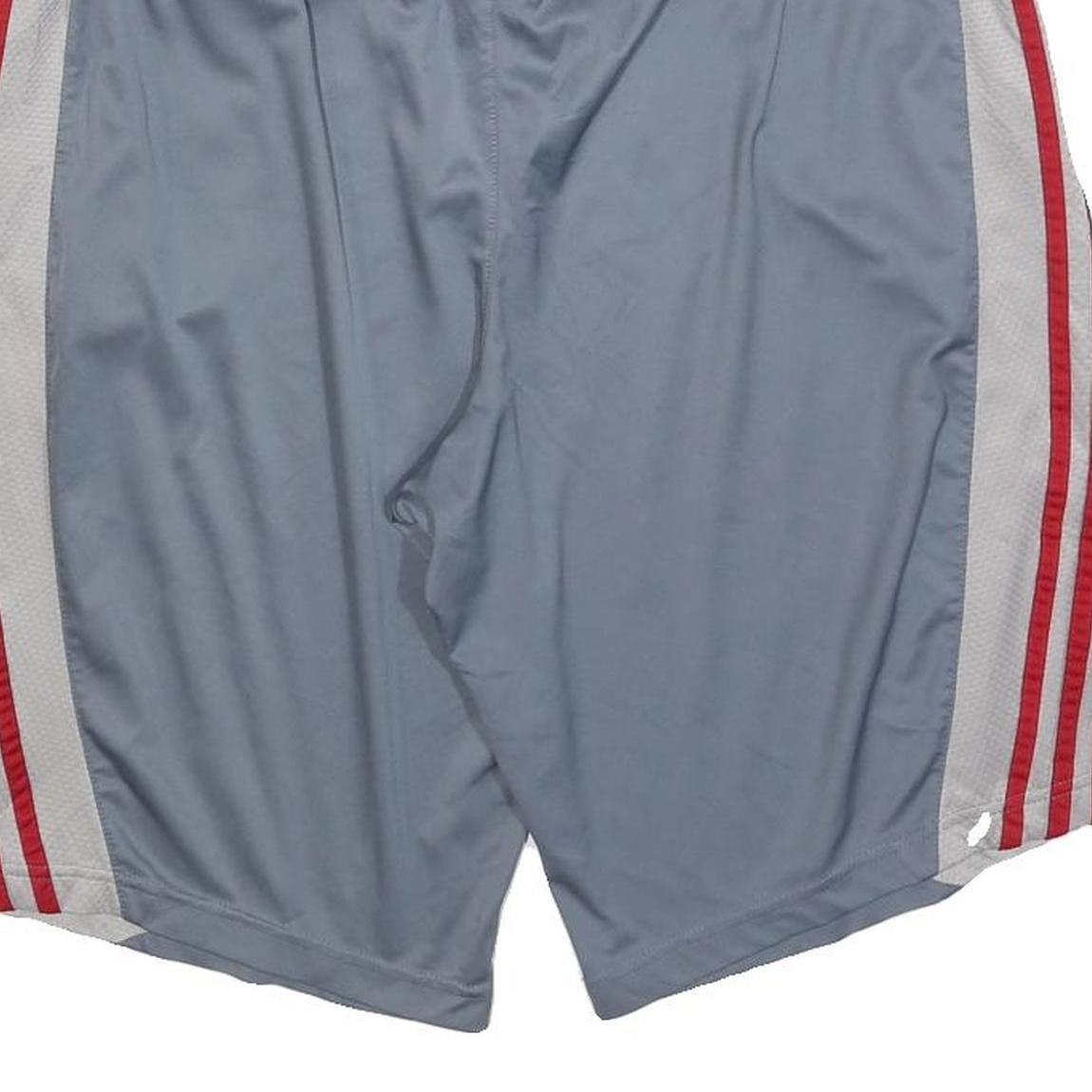 ADIDAS Mens Shorts Blue & White Casual Sports L W34 Athletic Gymwear