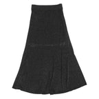 COS Womens Black Flare Midi Polyester Blend Skirt Size S Elegant Stretch