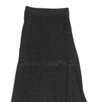 COS Womens Black Flare Midi Polyester Blend Skirt Size S Elegant Stretch