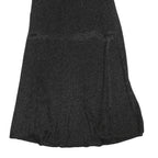 COS Womens Black Flare Midi Polyester Blend Skirt Size S Elegant Stretch