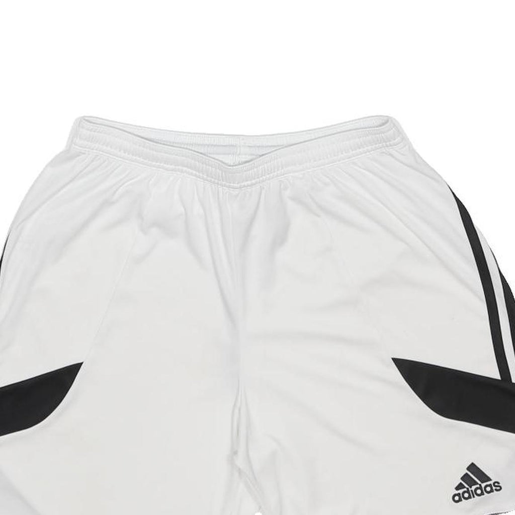 ADIDAS Mens Shorts White & Black Sports Casual M W27 Climalite