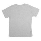 CHAMPION Mens Grey Cotton Graphic T-Shirt M Short Sleeve Crew Neck Casual Wear