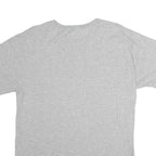 CHAMPION Mens Grey Cotton Graphic T-Shirt M Short Sleeve Crew Neck Casual Wear