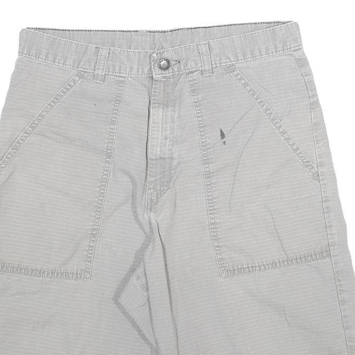 DICKIES Mens Shorts Grey Casual L W30 Cotton Blend Workwear Pockets