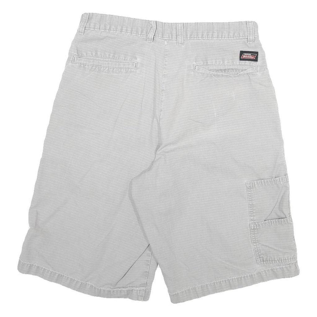 DICKIES Mens Shorts Grey Casual L W30 Cotton Blend Workwear Pockets