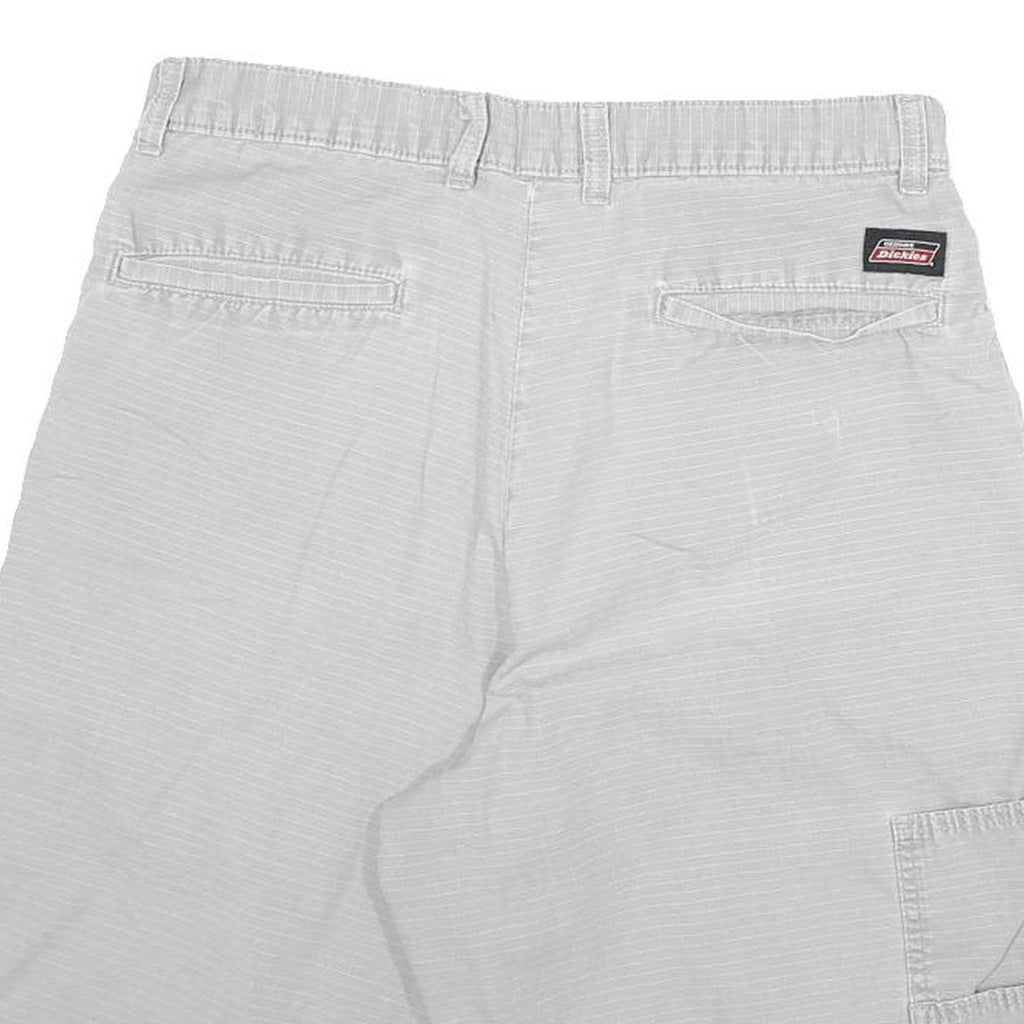 DICKIES Mens Shorts Grey Casual L W30 Cotton Blend Workwear Pockets