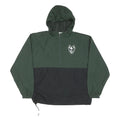 CHAMPION Mens Green & Black Zip Up Hooded Outdoor Jacket XL Polyester Blend