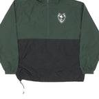 CHAMPION Mens Green & Black Zip Up Hooded Outdoor Jacket XL Polyester Blend