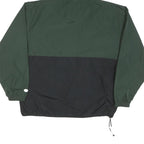 CHAMPION Mens Green & Black Zip Up Hooded Outdoor Jacket XL Polyester Blend