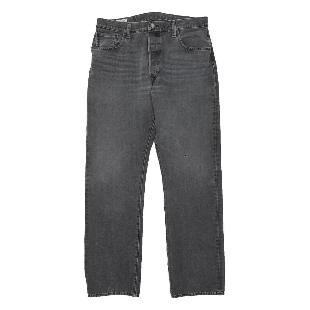 LEVI'S 501 BIG E Mens Jeans Black Regular Straight Denim Medium W36 L32 Vintage