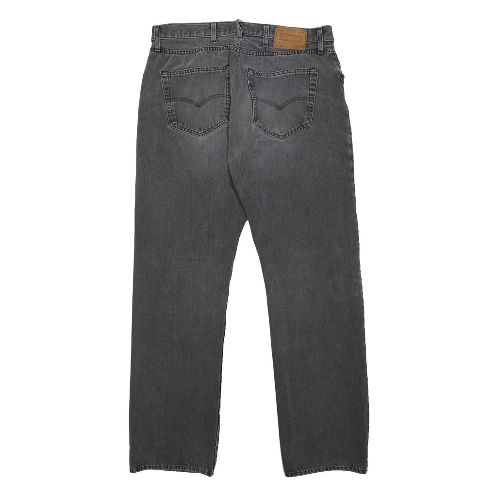 LEVI'S 501 BIG E Mens Jeans Black Regular Straight Denim Medium W36 L32 Vintage