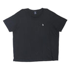 U.S. POLO ASSN Mens Black T-Shirt 2XL Short Sleeve Crew Neck Classic Cotton