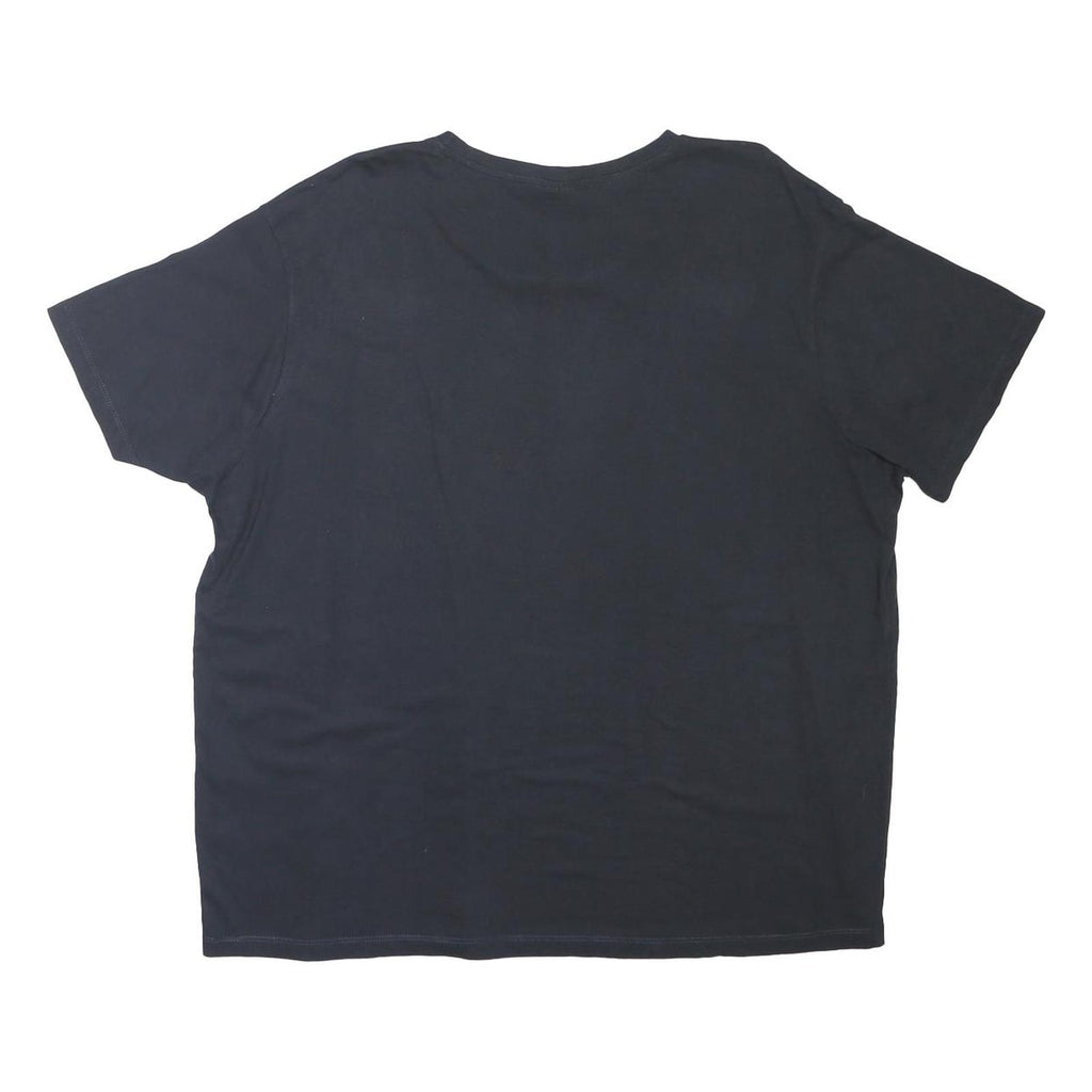 U.S. POLO ASSN Mens Black T-Shirt 2XL Short Sleeve Crew Neck Classic Cotton