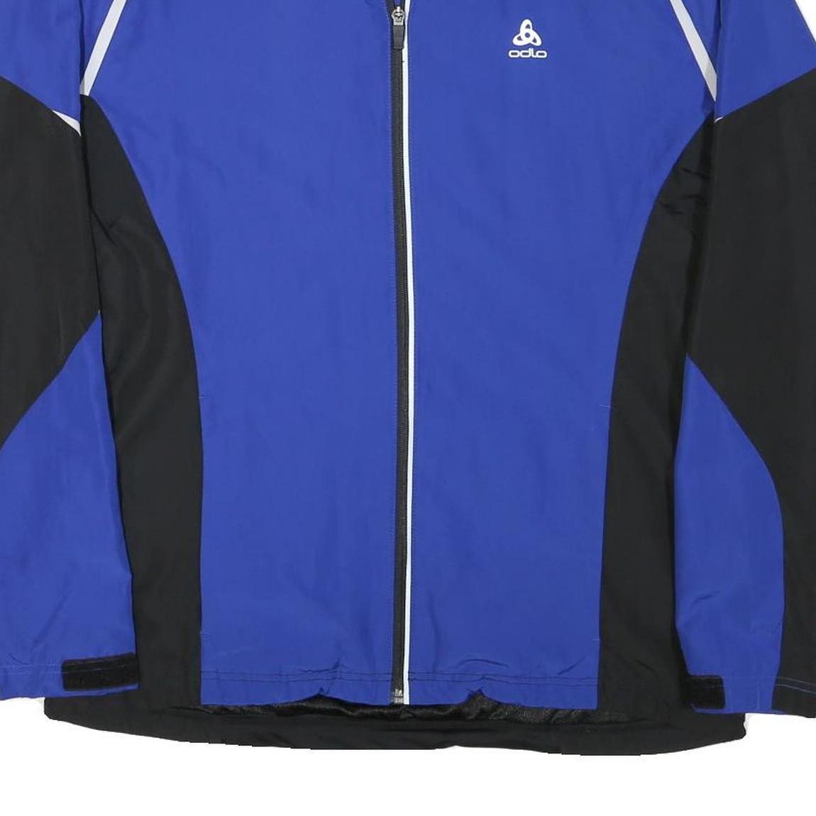 ODLO Mens Blue & Black Classic Zip Jacket XL Polyester Outdoor Sportswear