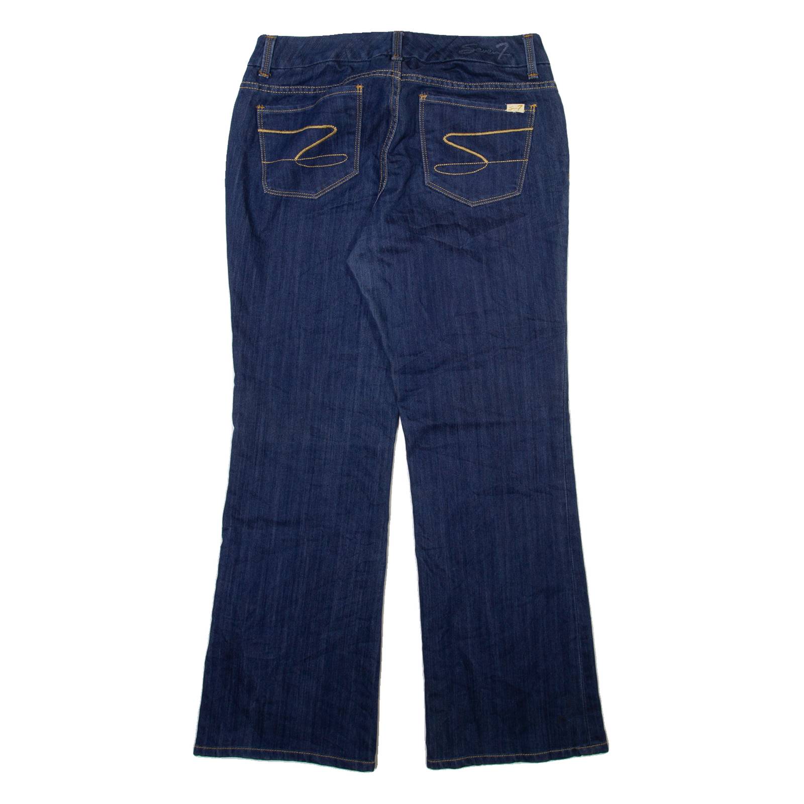 SEVEN7 Womens Jeans Blue Regular Bootcut W32 L31
