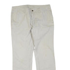 DICKIES Mens Grey Cotton Blend Twill Regular Straight Trousers W38 L31 Workwear