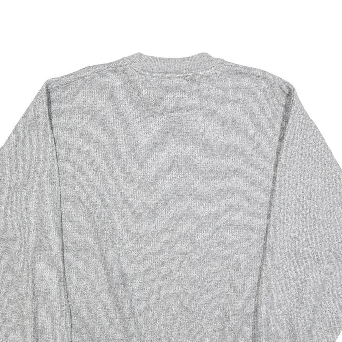 MAJESTIC Mens Grey Broncos Crew Neck XL Cotton Blend Pullover Sweatshirt