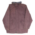 TIMBERLAND Mens Purple Outdoor Jacket M Polyester Blend Zip Casual