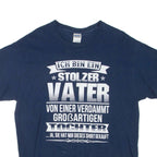 GILDAN Mens T-Shirt Blue L