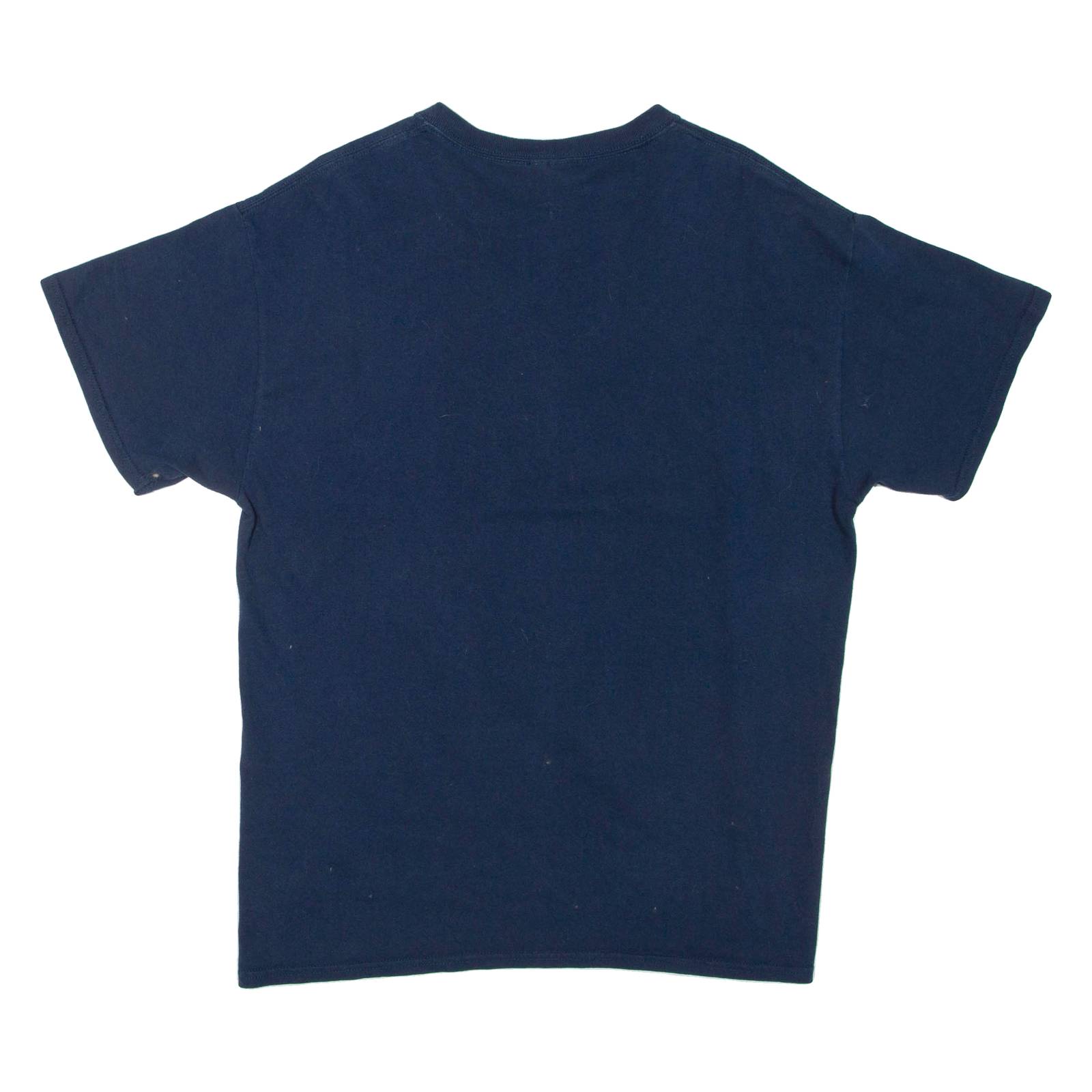 GILDAN Mens T-Shirt Blue L
