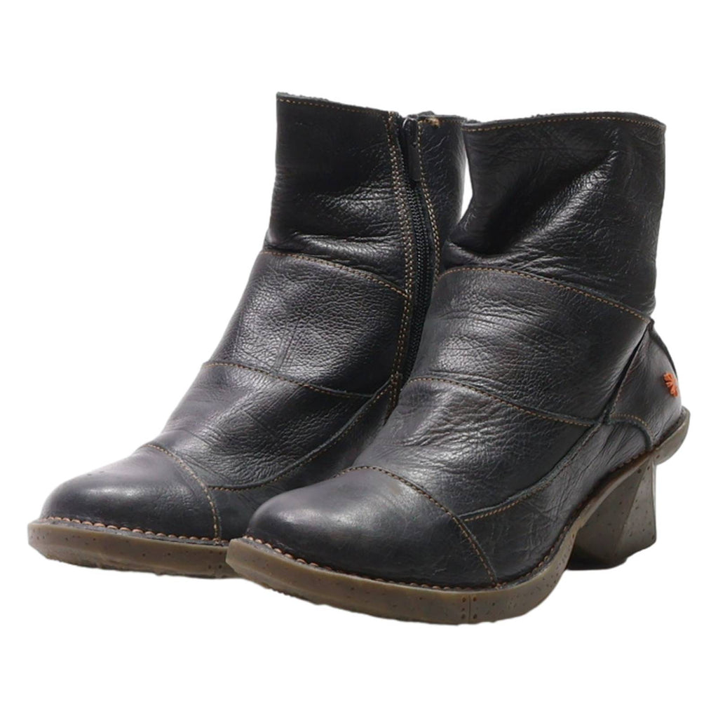ART Ankle Boots Black Leather Womens UK 7