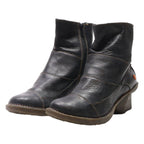 ART Ankle Boots Black Leather Womens UK 7