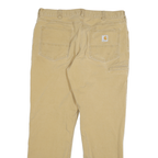 CARHARTT Mens Jeans Relaxed Straight Denim Light W36 L31 Workwear Cotton Blend