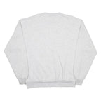 JERZEES Mens Grey Unto These Hills Crew Neck L Sweatshirt Cotton Blend Pullover