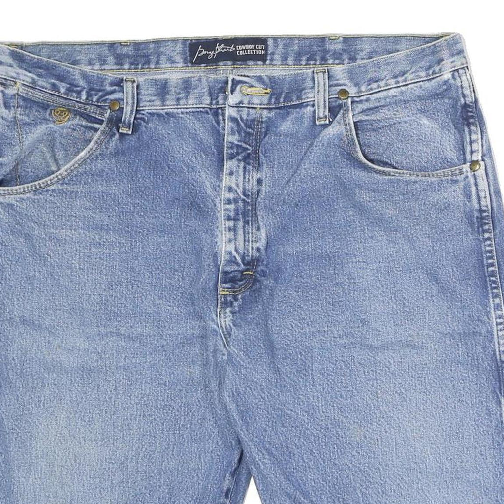 WRANGLER Mens Denim Blue Cowboy Cut Collection Shorts 2XL W40 Casual Cotton