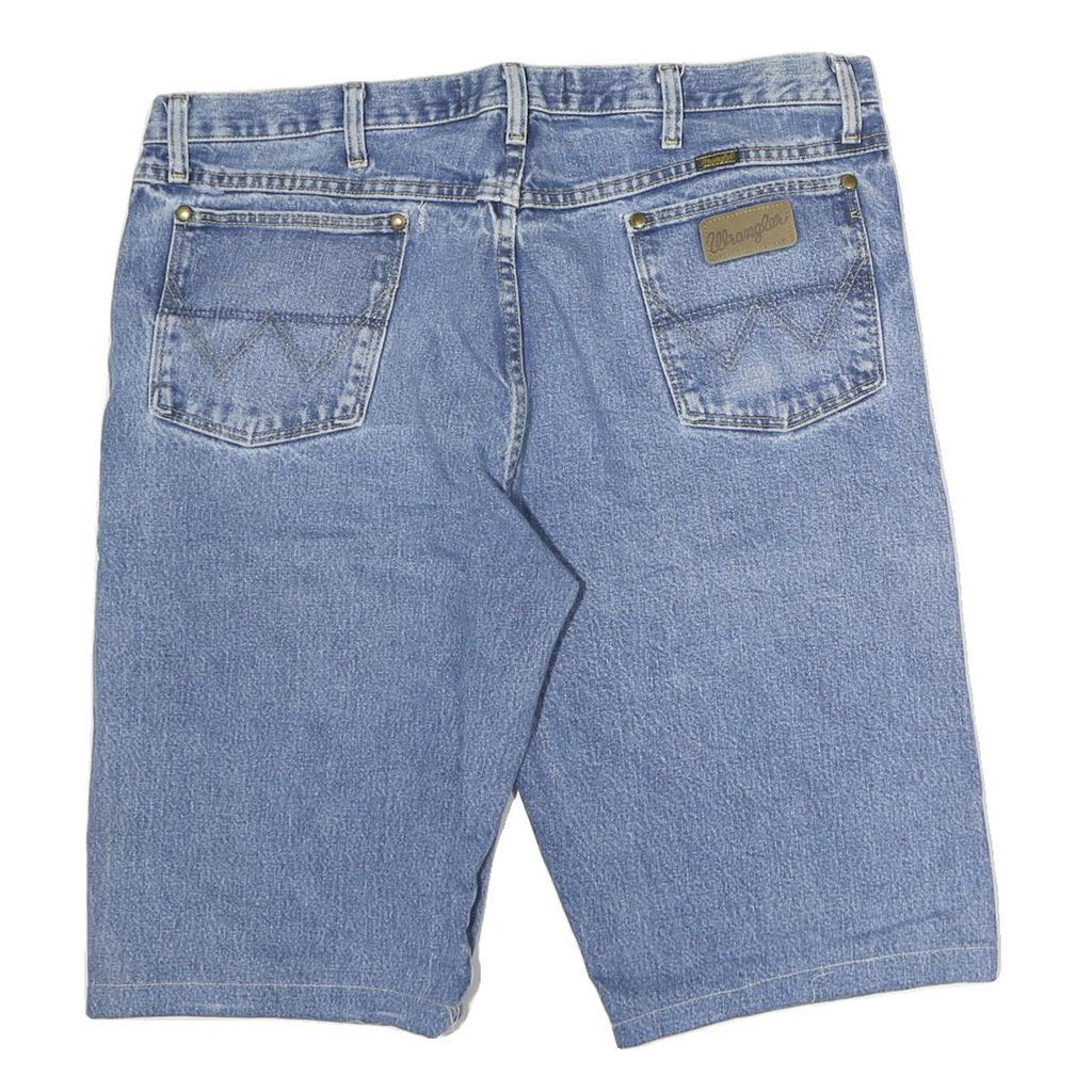 WRANGLER Mens Denim Blue Cowboy Cut Collection Shorts 2XL W40 Casual Cotton