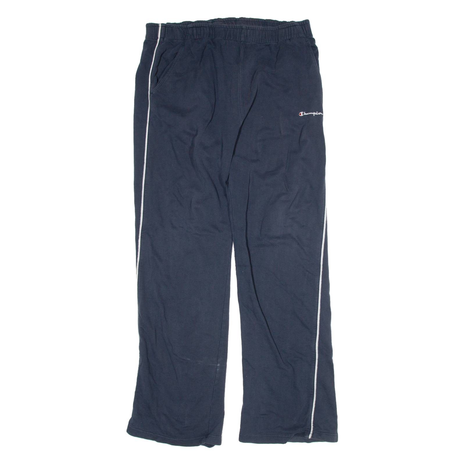 CHAMPION Mens Sweatpants Blue Straight L W36 L30