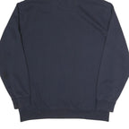 CARHARTT Mens Navy Hoodie L Cotton Blend Pullover Hooded Sweatshirt