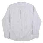 TOMMY HILFIGER Mens Shirt White Striped Long Sleeve XL