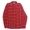 SOMMERMANN Womens Shirt Red Check Long Sleeve UK 14