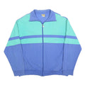 GONSO Mens Blue & Turquoise Zip Jacket XL Cotton Blend Colourblock Casual