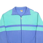 GONSO Mens Blue & Turquoise Zip Jacket XL Cotton Blend Colourblock Casual