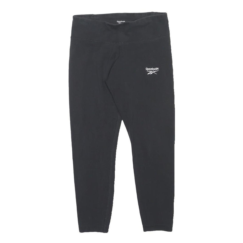 REEBOK Womens Joggers Black M W28 L25 Classic Slim Workout Gymwear