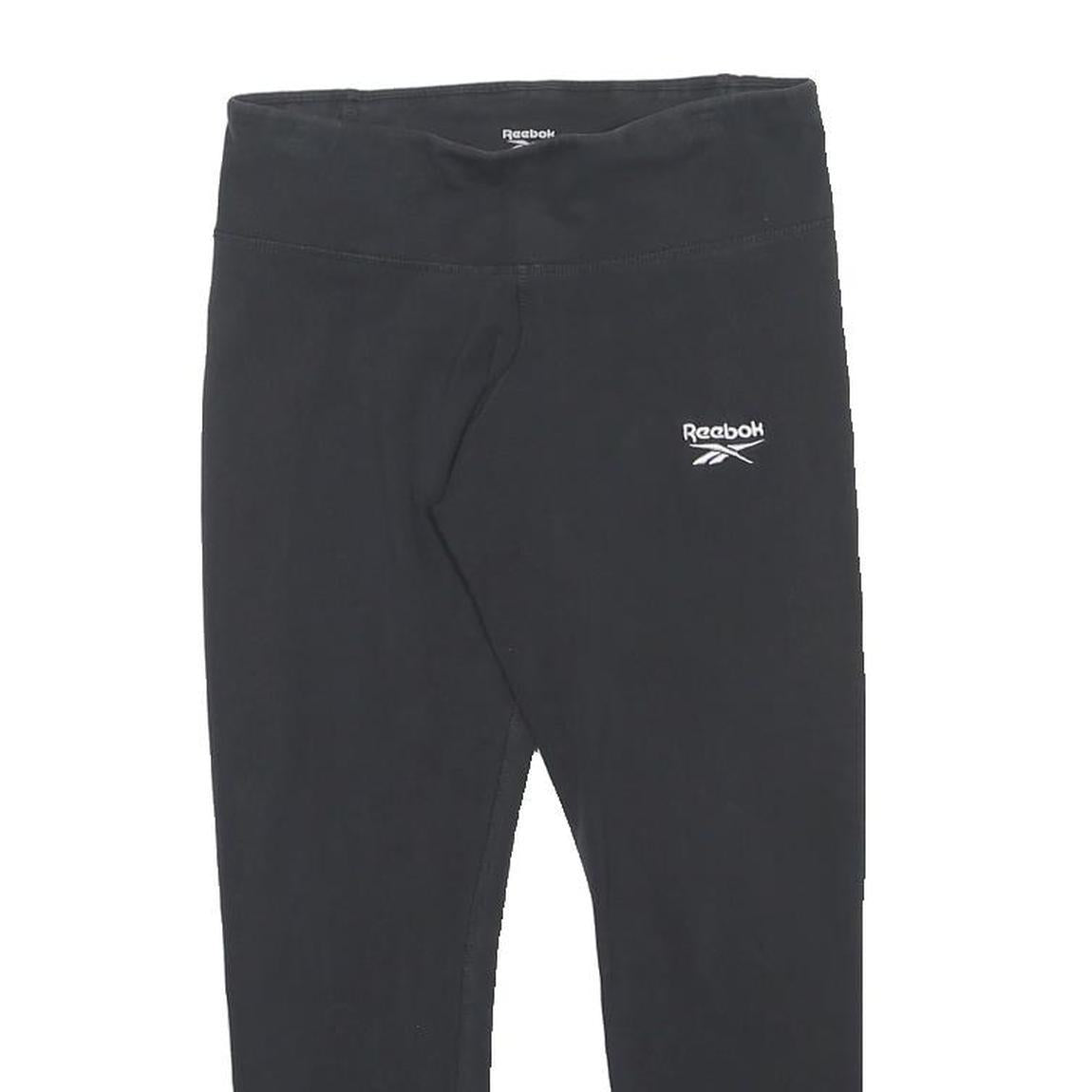REEBOK Womens Joggers Black M W28 L25 Classic Slim Workout Gymwear