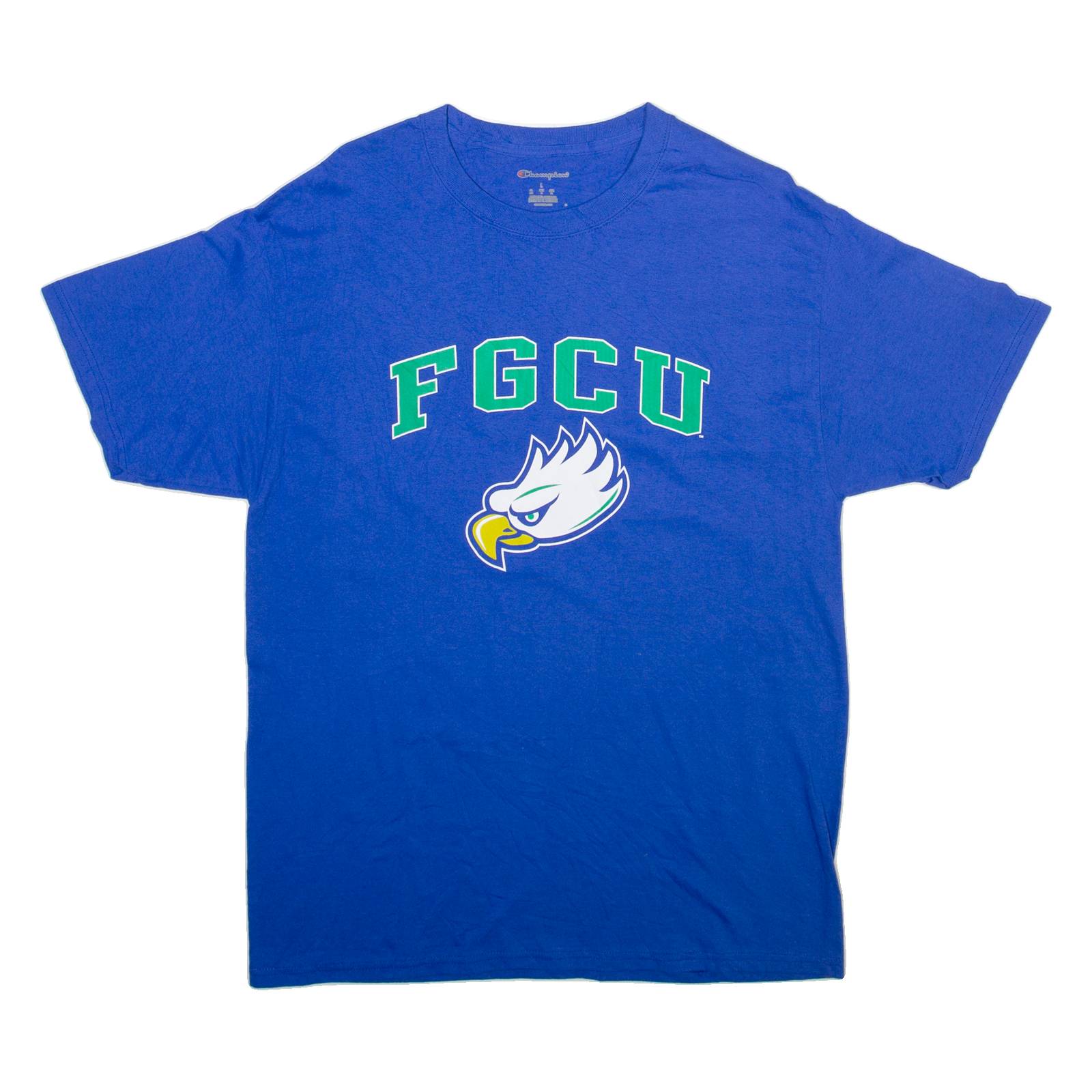 CHAMPION Mens T-Shirt Blue L