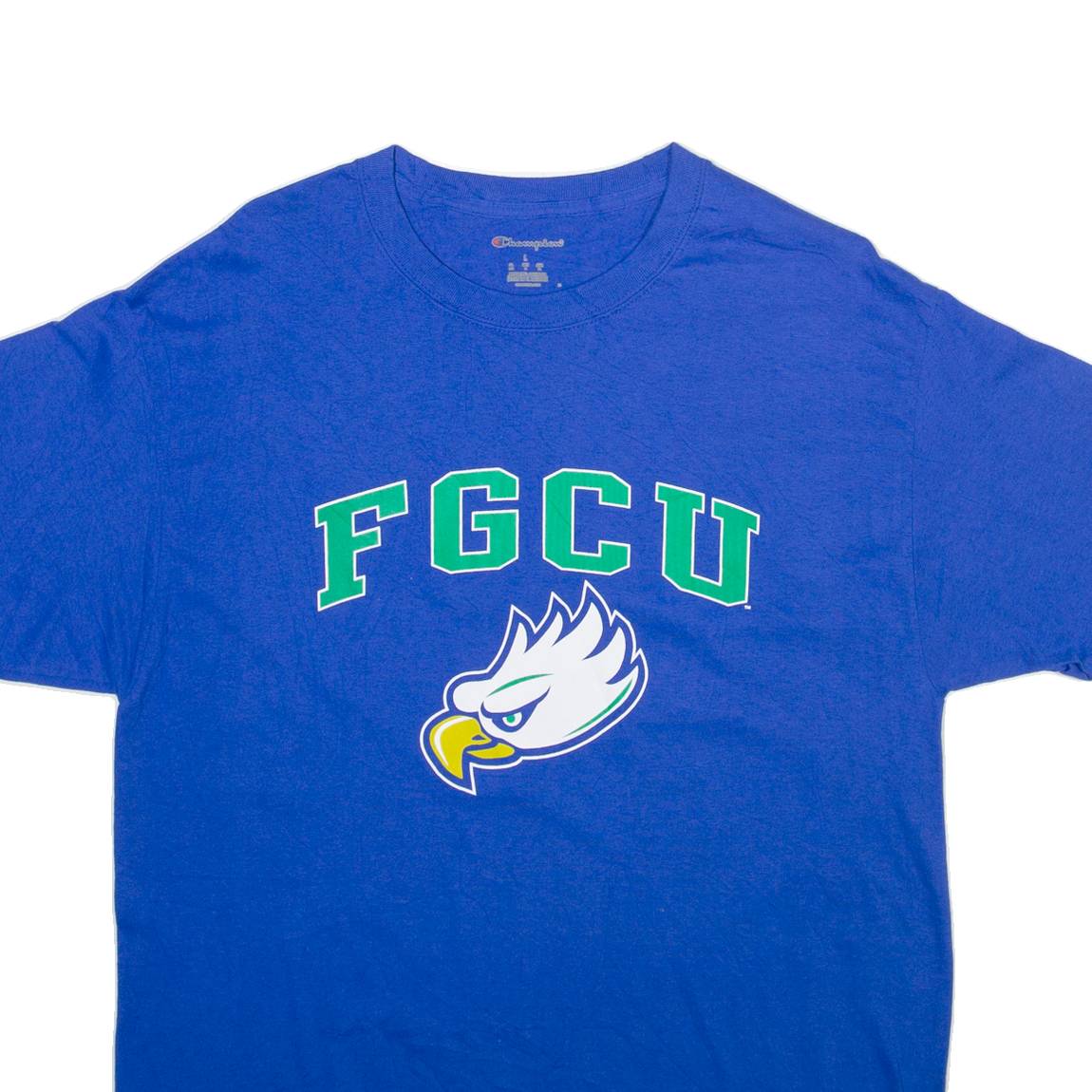 CHAMPION Mens T-Shirt Blue L