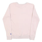 CHAMPION Womens Pink Crew Neck S Logo Embroidered Cotton Sweatshirt