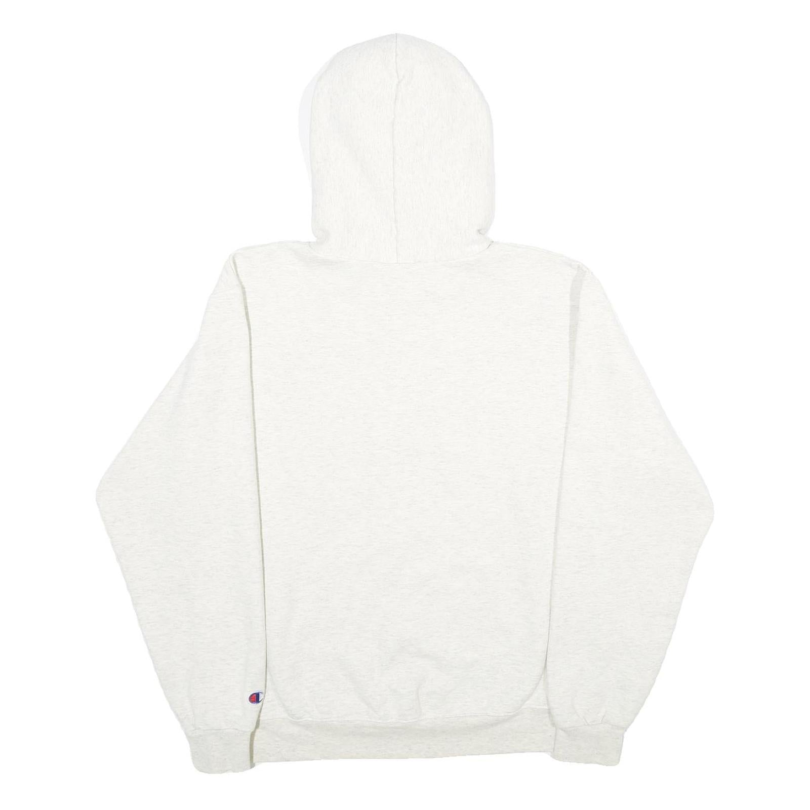 CHAMPION Mens White USF Cougars Pullover Hoodie M Cotton Blend Casual