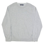 NAUTICA Mens Jumper Grey Tight Knit L