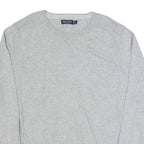 NAUTICA Mens Jumper Grey Tight Knit L