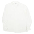 CIFU Womens Blouse Cream Collared Long Sleeve M